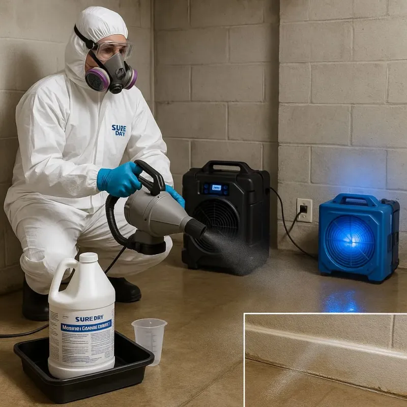 Sanitization and Odor Removal process in Edgewood, WA